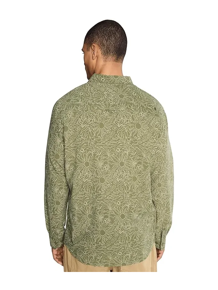 Рубашка Salathe Sun Shirt Long Sleeve Royal Robbins — изображение 4 из 5, оливковый
