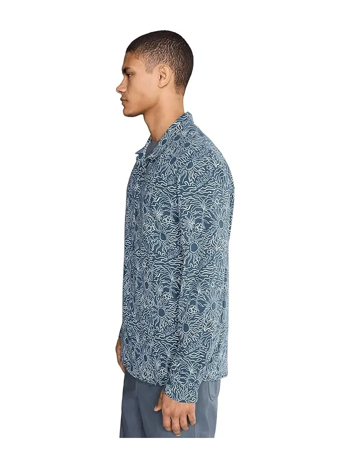 Футболка с защитой от солнца Salathe Sun Shirt Royal Robbins — изображение 3 из 5, синий