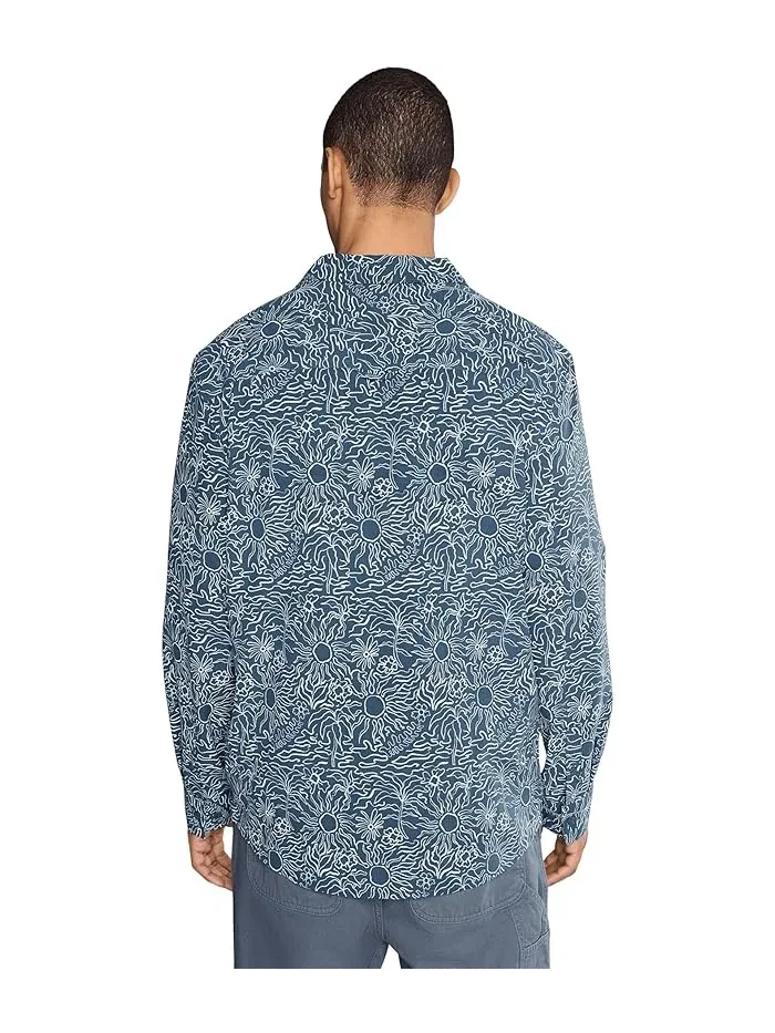 Футболка с защитой от солнца Salathe Sun Shirt Royal Robbins — изображение 4 из 5, синий