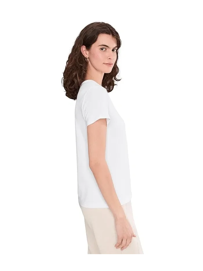 Футболка с круглым вырезом органический хлопок Luxe Signature Crew Neck Tee PACT — изображение 3 из 5, зеленый