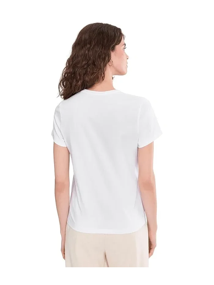 Футболка с круглым вырезом органический хлопок Luxe Signature Crew Neck Tee PACT — изображение 4 из 5, зеленый