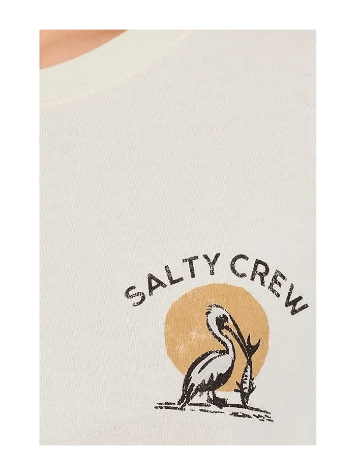 Футболка свободного кроя Beach Hut Boyfriend Salty Crew — изображение 5 из 5, кремовый