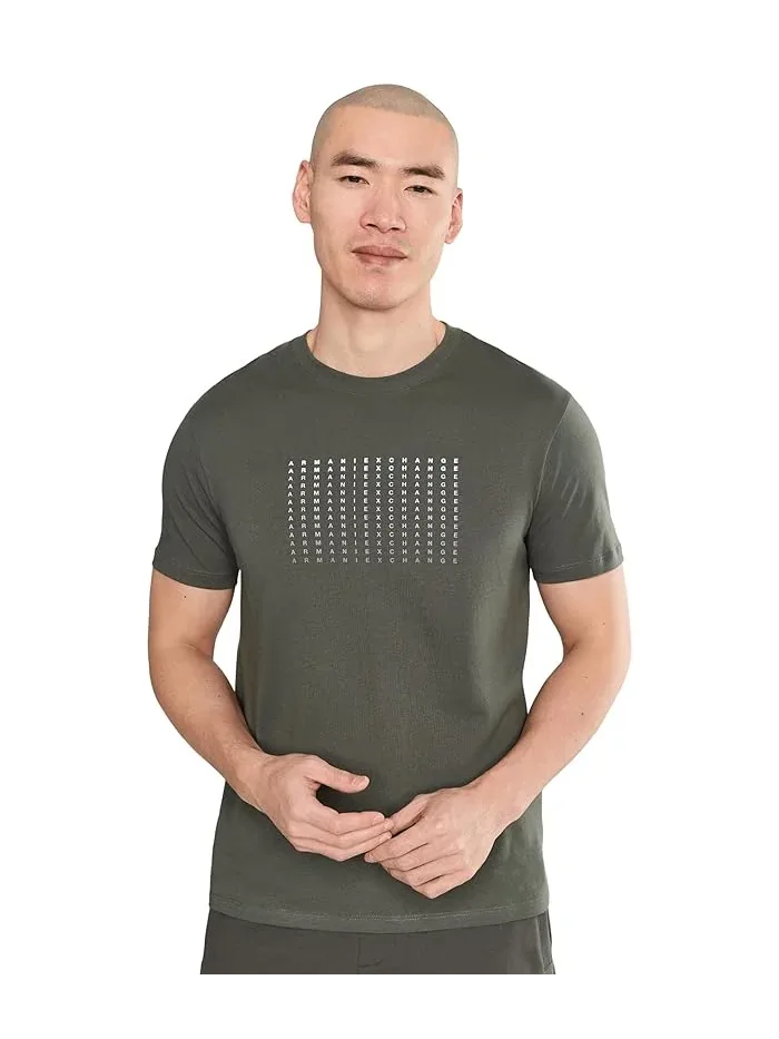 Футболка с логотипом Block Logo Armani Exchange