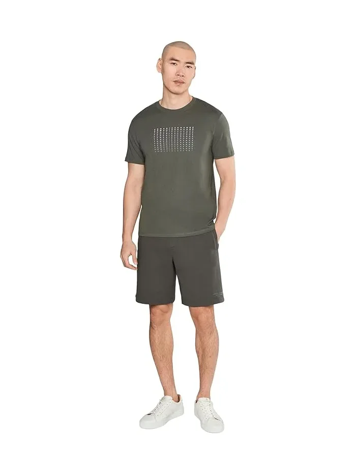 Футболка с логотипом Block Logo Armani Exchange — изображение 2 из 5, мульти