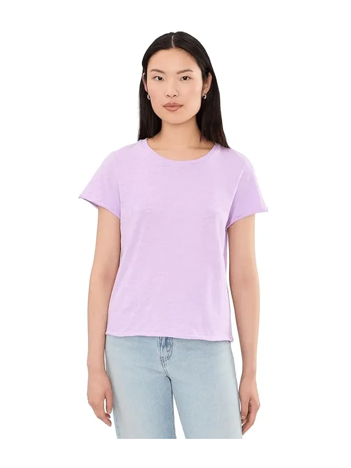 Футболка с коротким рукавом круглый вырез Garment Dye Tees Elliott Lauren — изображение 1 из 5, синий
