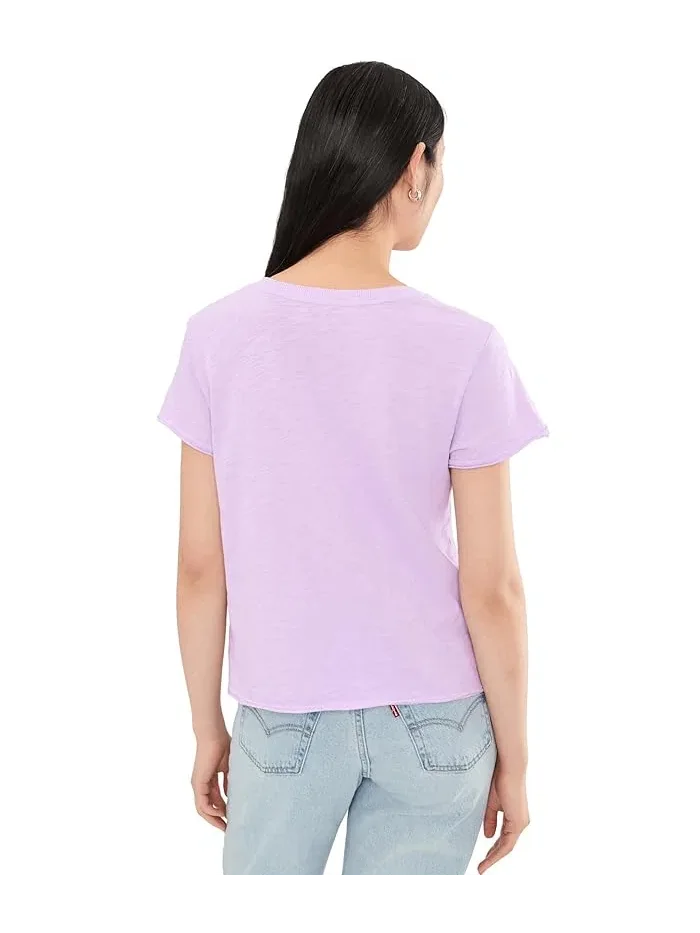Футболка с коротким рукавом круглый вырез Garment Dye Tees Elliott Lauren — изображение 4 из 5, синий