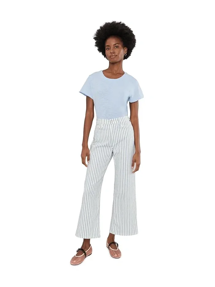 Футболка с коротким рукавом и круглым вырезом Garment Dye Elliott Lauren — изображение 2 из 5, фиолетовый