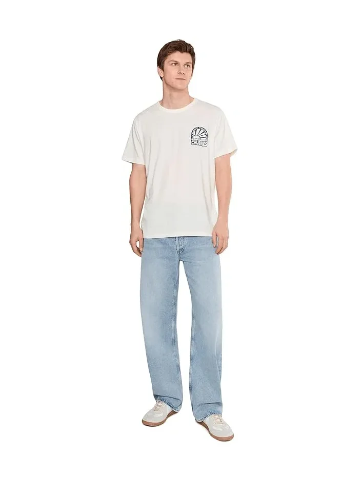 Футболка Chubbies Sunny Tomorrow — изображение 2 из 5, овсяный