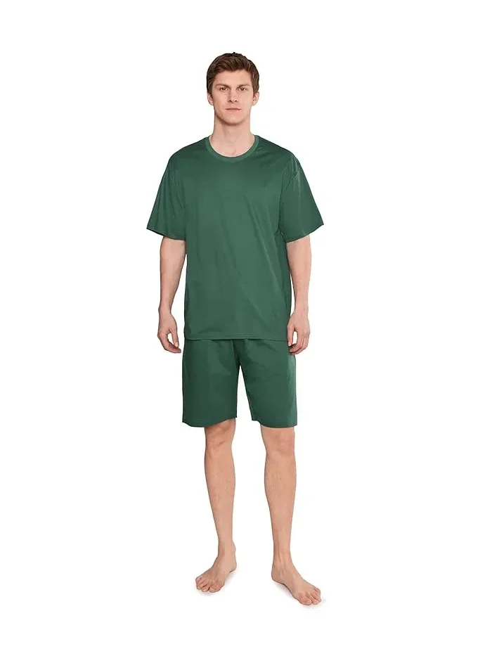 Футболка из мерсеризованного хлопка Mercerized Cotton Short Sleeve Crew Polo Ralph Lauren — изображение 2 из 5, лесной