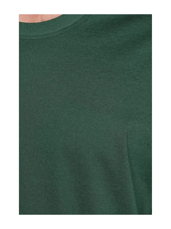 Футболка из мерсеризованного хлопка Mercerized Cotton Short Sleeve Crew Polo Ralph Lauren — изображение 5 из 5, лесной