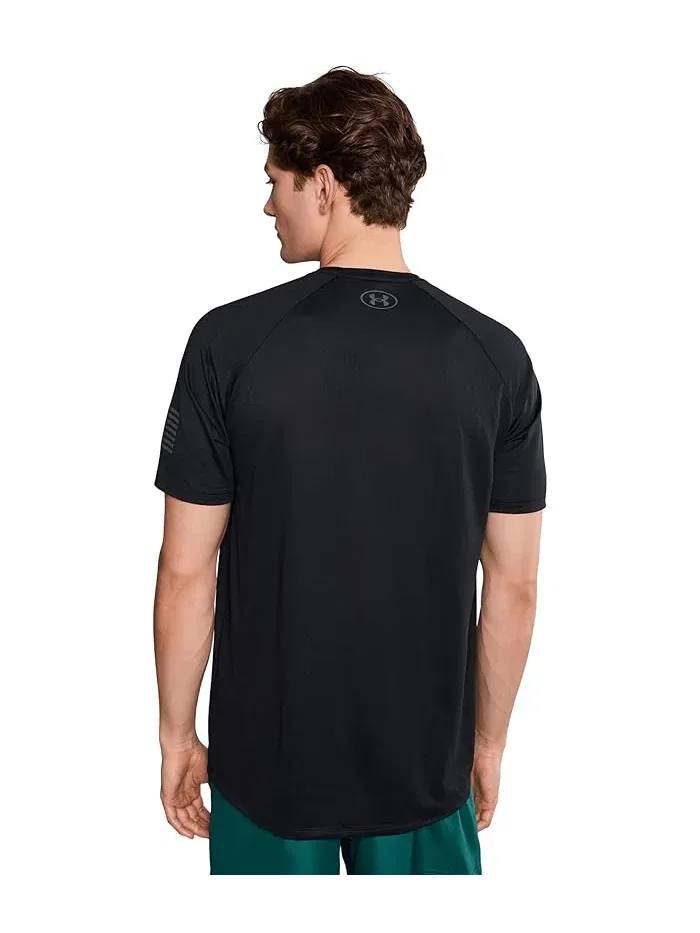 Футболка Freedom Tech Short Sleeve Under Armour — изображение 4 из 5, черный