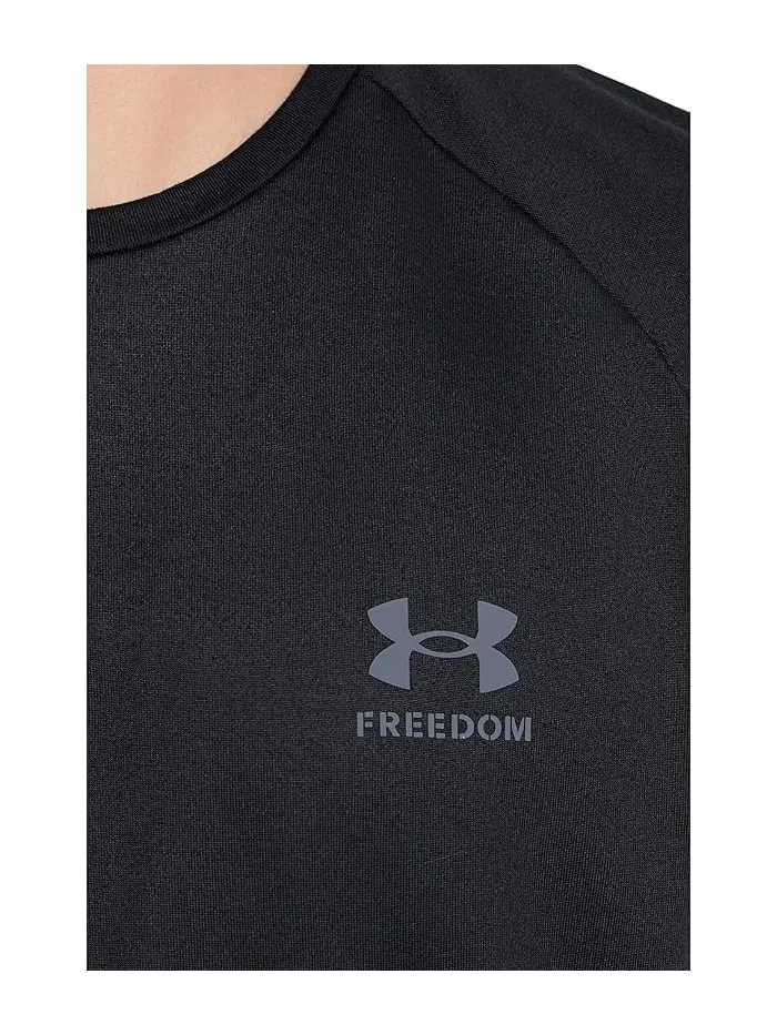 Футболка Freedom Tech Short Sleeve Under Armour — изображение 5 из 5, черный