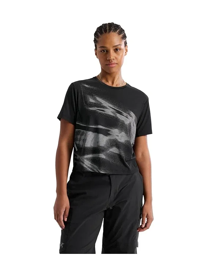 Футболка техническая Sunna Speed Bird Crop Arc'teryx — изображение 1 из 5, черный
