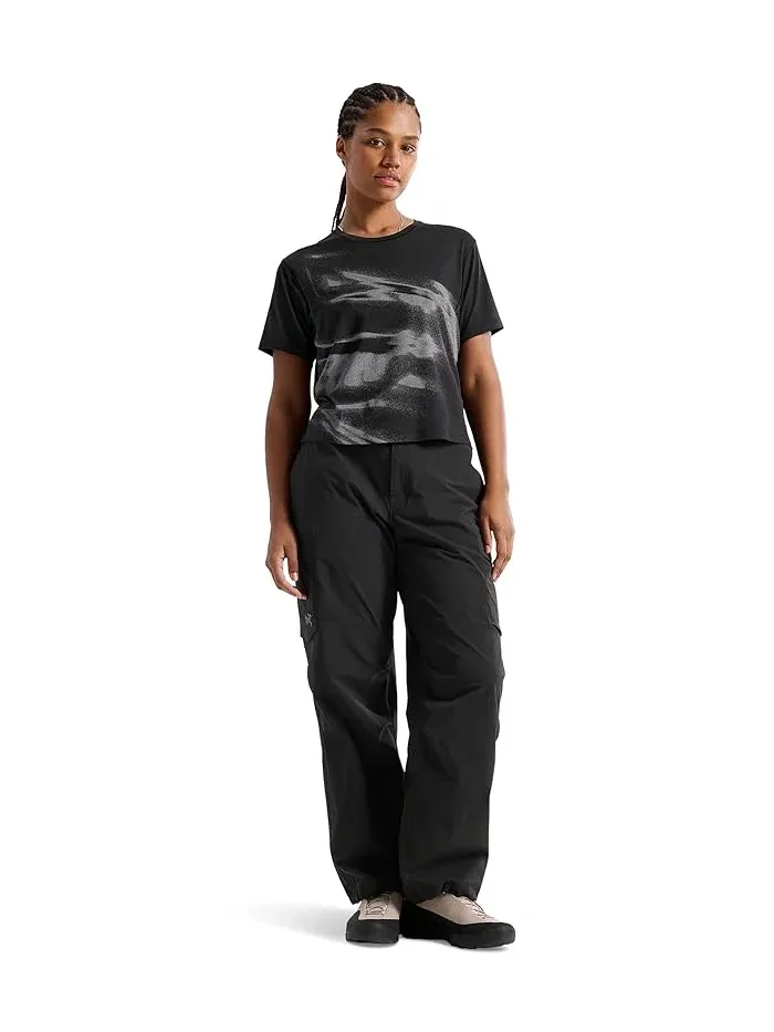 Футболка техническая Sunna Speed Bird Crop Arc'teryx — изображение 2 из 5, черный