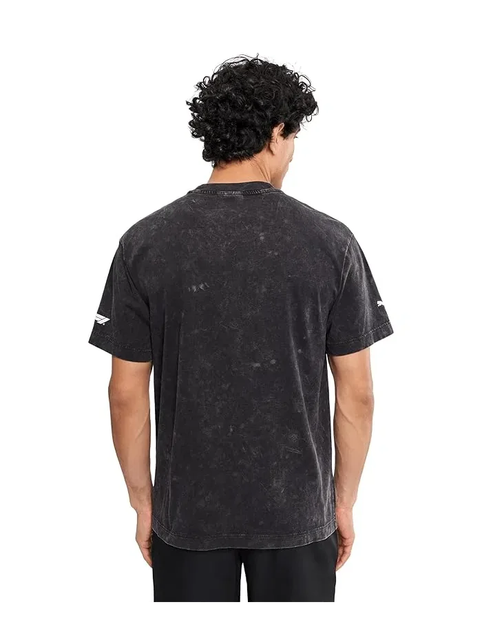 Футболка с графикой повседневная Formula 1 Miami Washed Graphic PUMA — изображение 4 из 5, светлый серый/серый