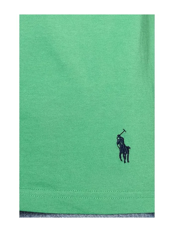 Футболка Classic Fit Crew Polo Ralph Lauren — изображение 4 из 4, белый/зеленый/синий