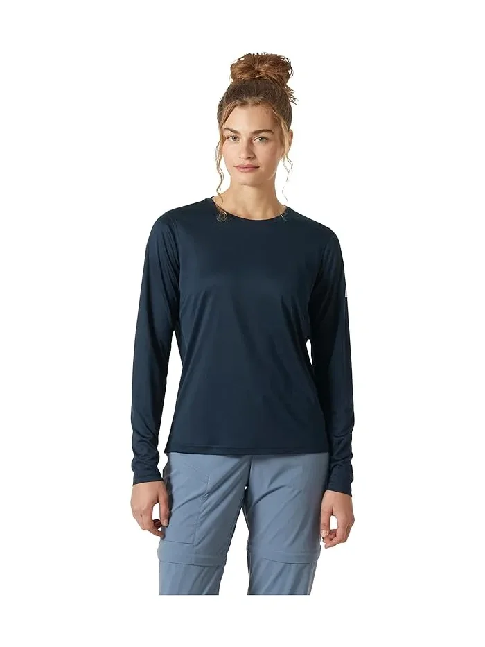 Футболка с длинным рукавом HH Tech Crew Long Sleeve 2.0 Helly Hansen — изображение 1 из 3, темно-синий