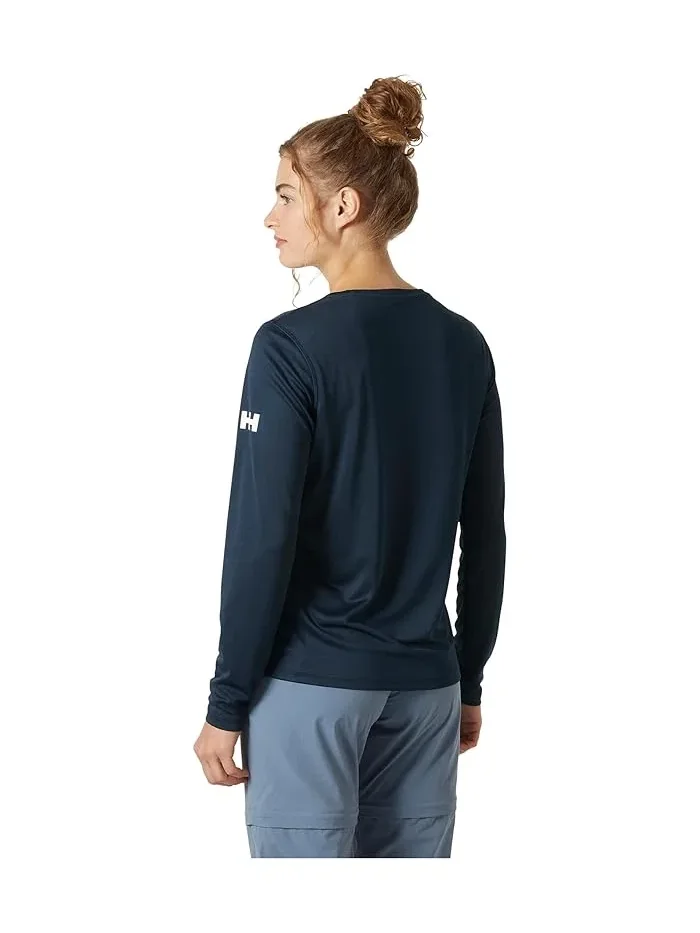 Футболка с длинным рукавом HH Tech Crew Long Sleeve 2.0 Helly Hansen — изображение 2 из 3, темно-синий