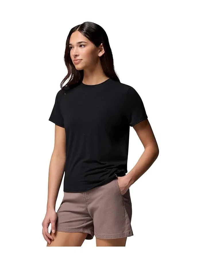 Футболка Columbia CSC Soft Stretch Short Sleeve Tee — изображение 3 из 5, черный
