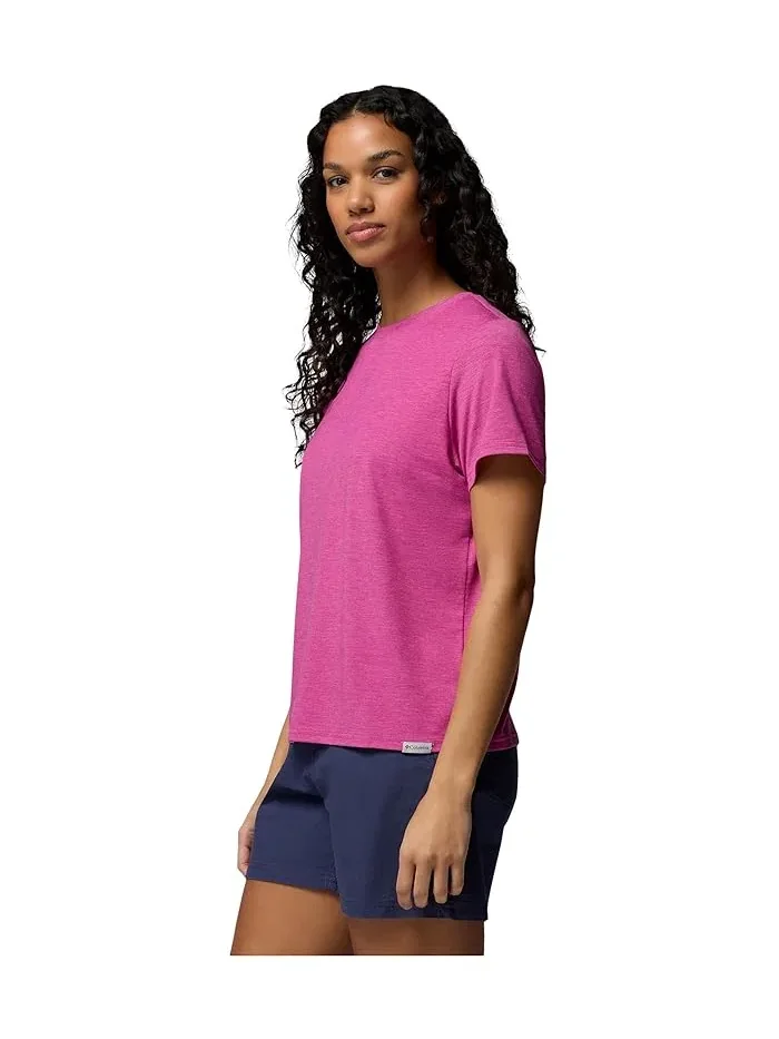 Футболка Columbia CSC Soft Stretch Short Sleeve Tee — изображение 3 из 5, фуксия