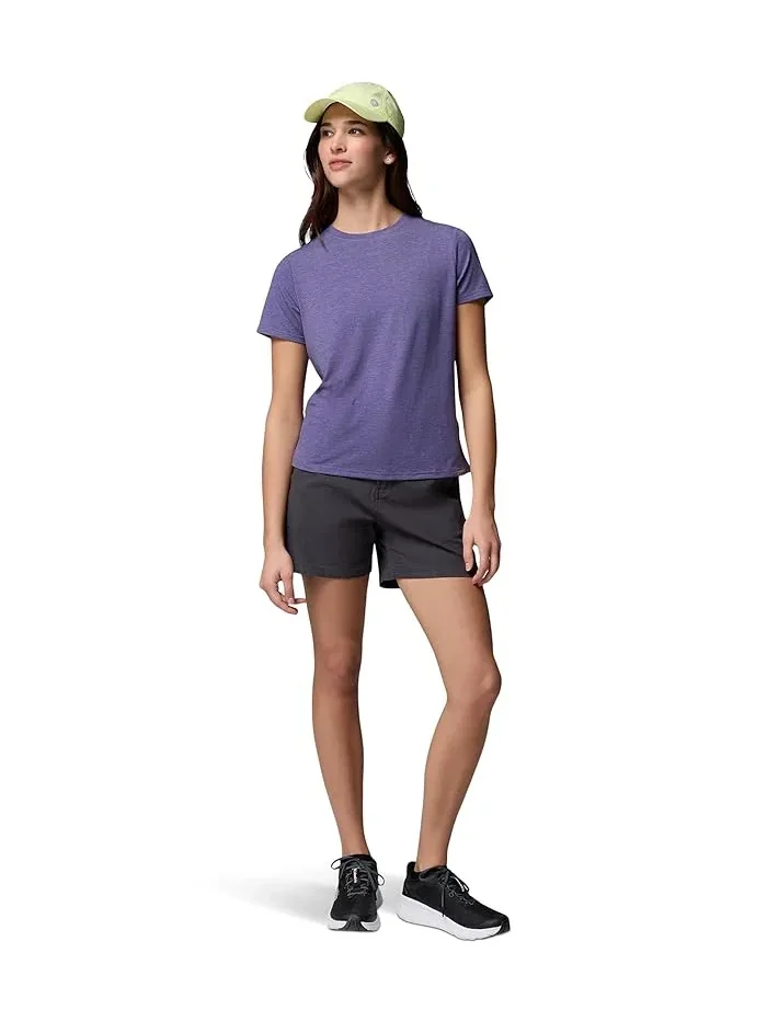 Футболка Columbia CSC Soft Stretch Short Sleeve Tee, Stormwatch Heather — изображение 2 из 5, хайзер