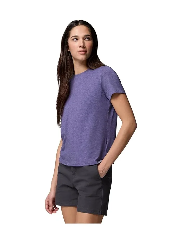 Футболка Columbia CSC Soft Stretch Short Sleeve Tee, Stormwatch Heather — изображение 3 из 5, хайзер