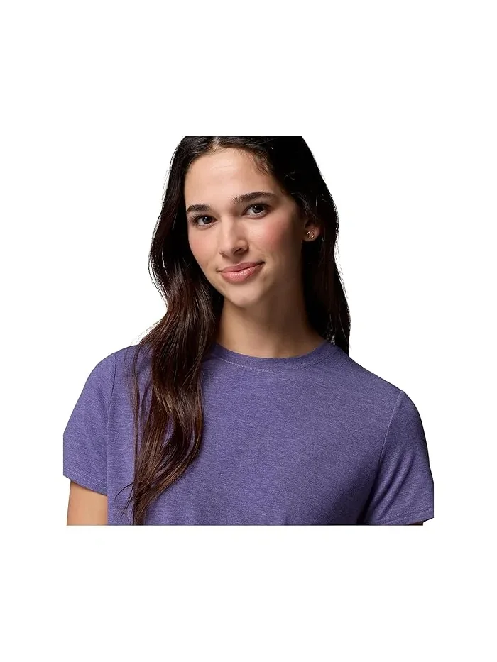 Футболка Columbia CSC Soft Stretch Short Sleeve Tee, Stormwatch Heather — изображение 5 из 5, хайзер