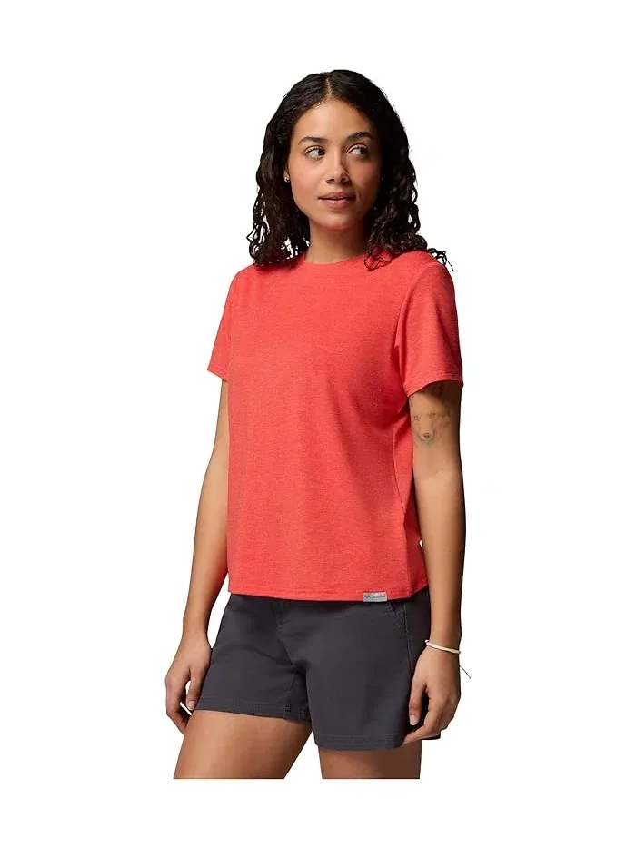 Футболка Columbia CSC Soft Stretch Short Sleeve Tee — изображение 3 из 5, красный