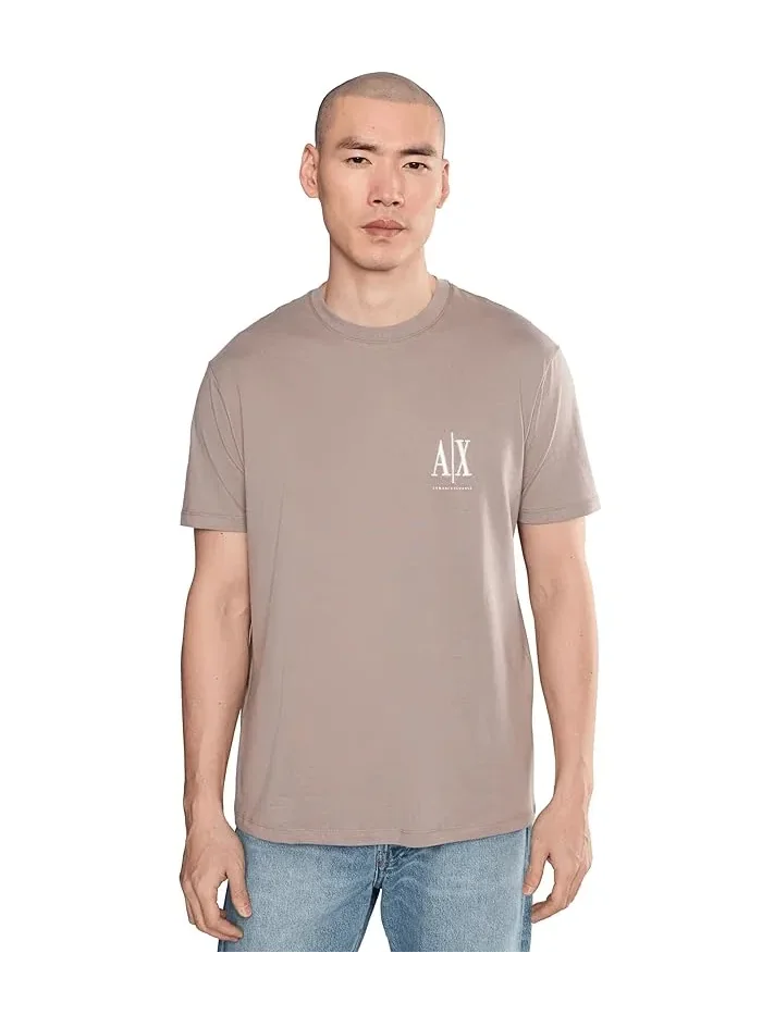 Футболка из хлопкового джерси Armani Exchange