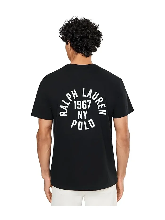 Футболка Classic Fit с логотипом Polo Ralph Lauren — изображение 4 из 5, черный