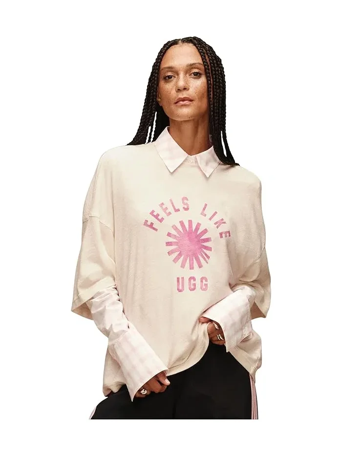 Футболка UGG Feels Like UGG Tee — изображение 1 из 3, фиалковый