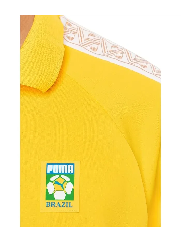 Футболка King Fanpack Brazil PUMA — изображение 5 из 5, желтый/зеленый/черный