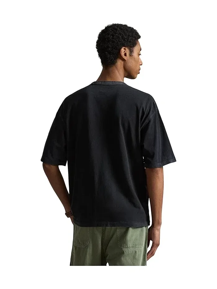 Футболка Classic Fit Peace Love Polo Polo Ralph Lauren — изображение 3 из 5, черный
