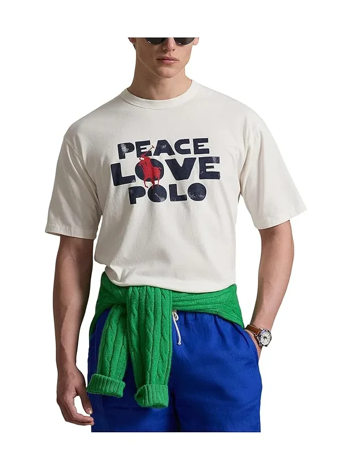 Футболка Polo Ralph Lauren Classic Fit Peace Love