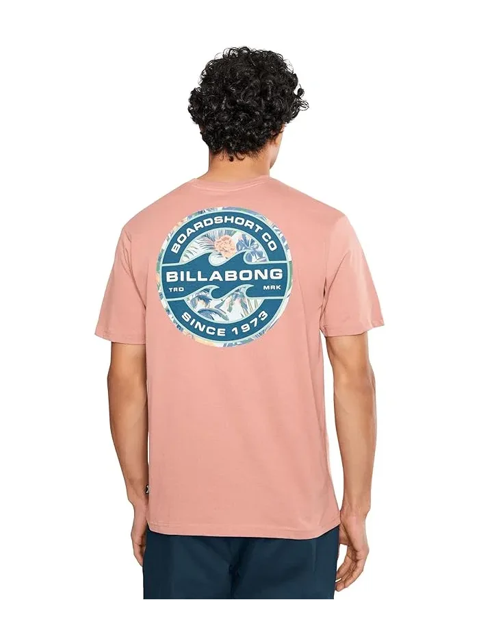 Футболка Hollow Fill Premium Billabong — изображение 4 из 5, розовый