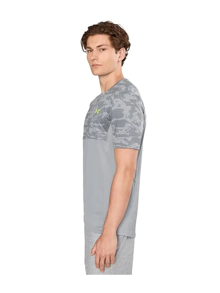 Футболка с коротким рукавом Heatgear Under Armour — изображение 3 из 5, желтый