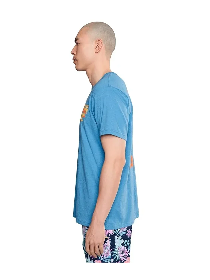 Футболка с принтом The Moment You've Waited For Chubbies — изображение 3 из 5, синий