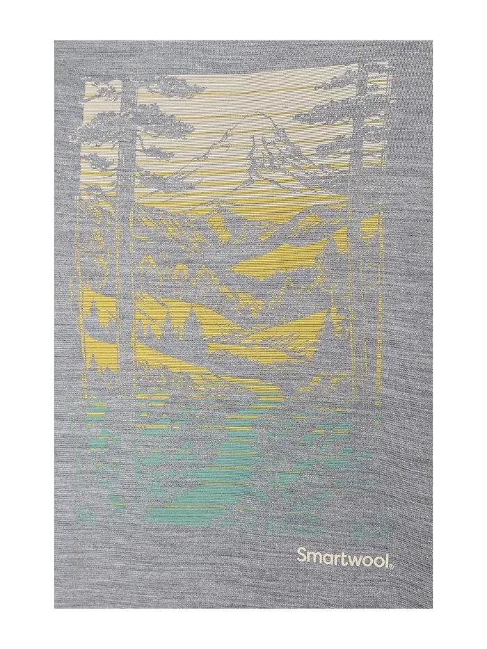 Футболка с коротким рукавом Winding Trail Smartwool — изображение 5 из 5, светлый серый