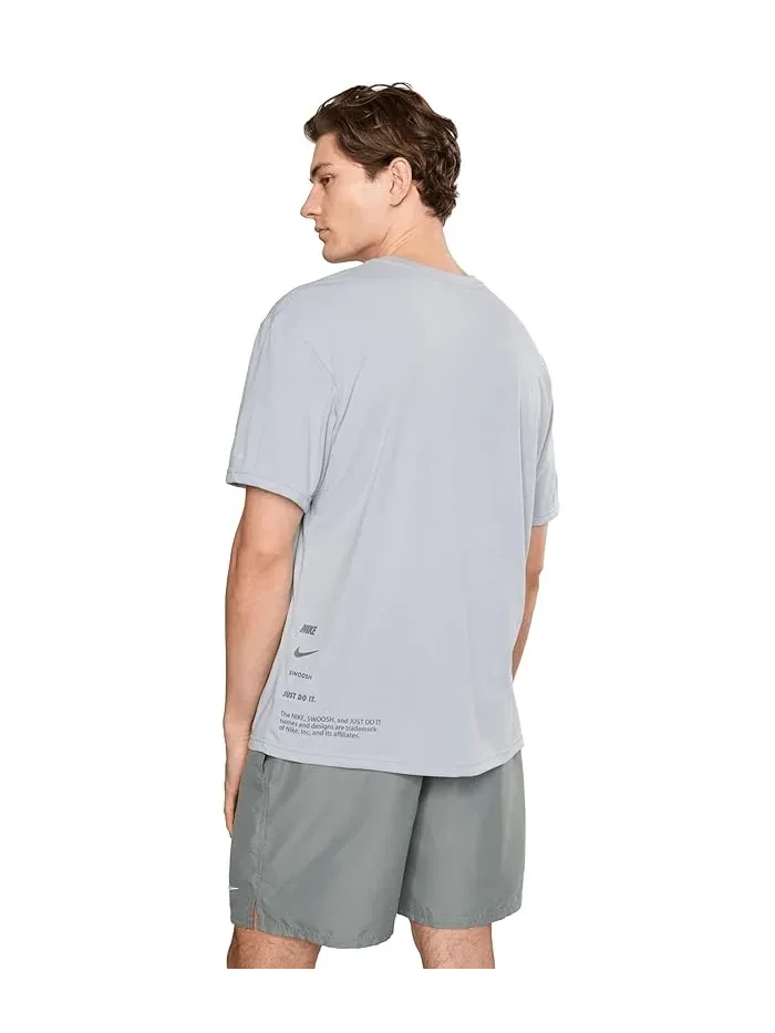 Футболка Nike Hydroguard Specs Dri-FIT UV с защитой UPF 40+ Nike — изображение 4 из 5, серый