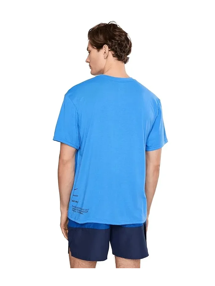 Футболка Nike Hydroguard Specs Dri-FIT UV с коротким рукавом — изображение 4 из 5, синий