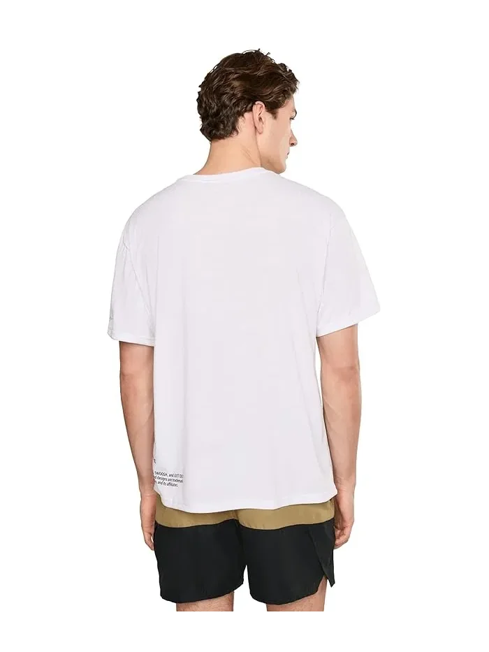 Футболка Nike Hydroguard Specs Dri-FIT UV — изображение 4 из 5, белый
