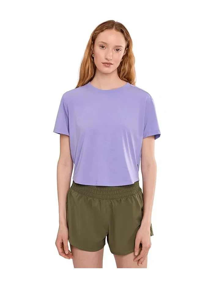 Футболка с защитой UPF 40 Trekkin Go Short Sleeve Mountain Hardwear — фиолетовый