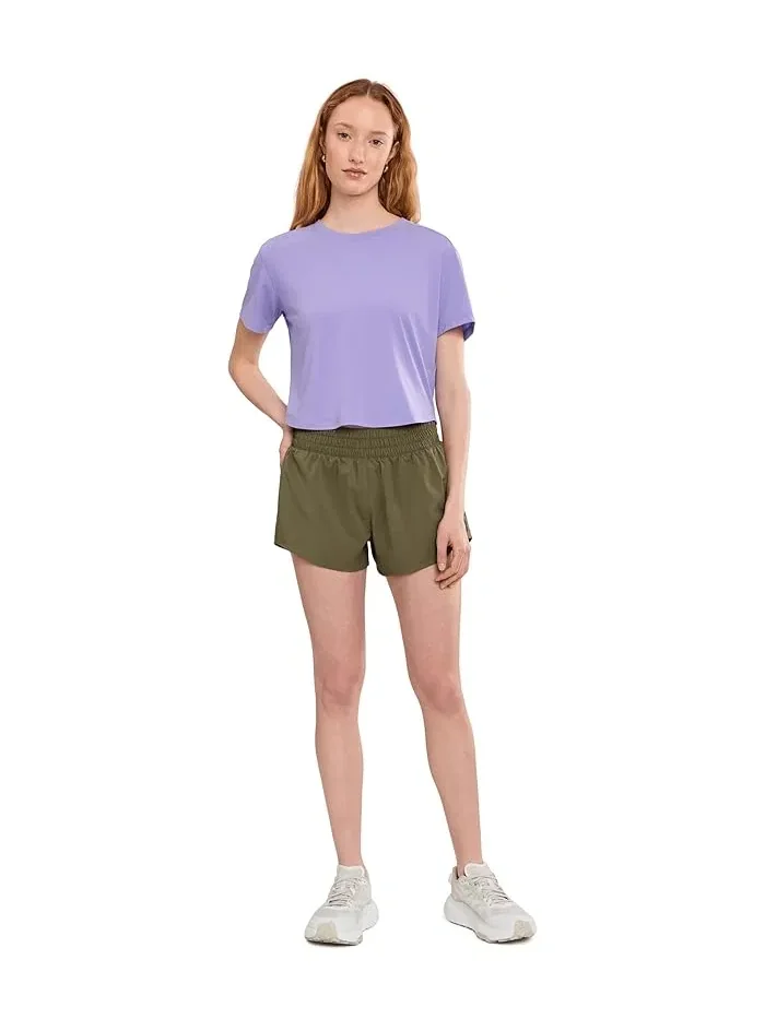 Футболка с защитой UPF 40 Trekkin Go Short Sleeve Mountain Hardwear — изображение 2 из 5, фиолетовый