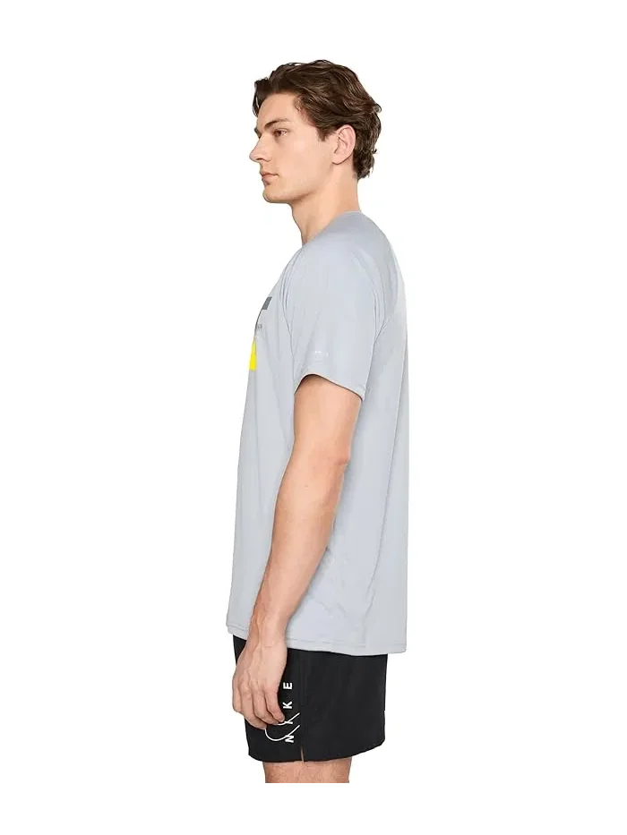 Футболка Nike Hydroguard Dip Dye Dri-FIT UV с коротким рукавом Nike — изображение 3 из 5, серый