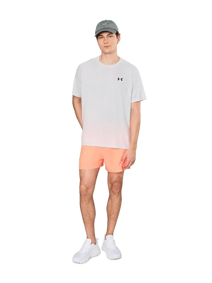 Футболка Tech Textured Short Sleeve Under Armour — изображение 2 из 5, серый/черный