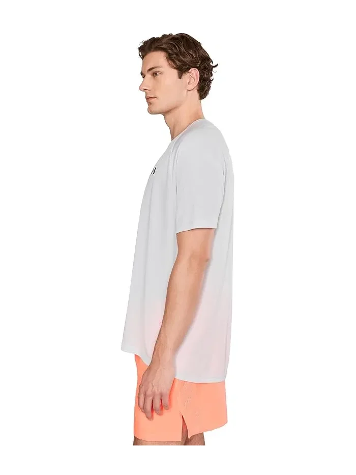 Футболка Tech Textured Short Sleeve Under Armour — изображение 3 из 5, серый/черный