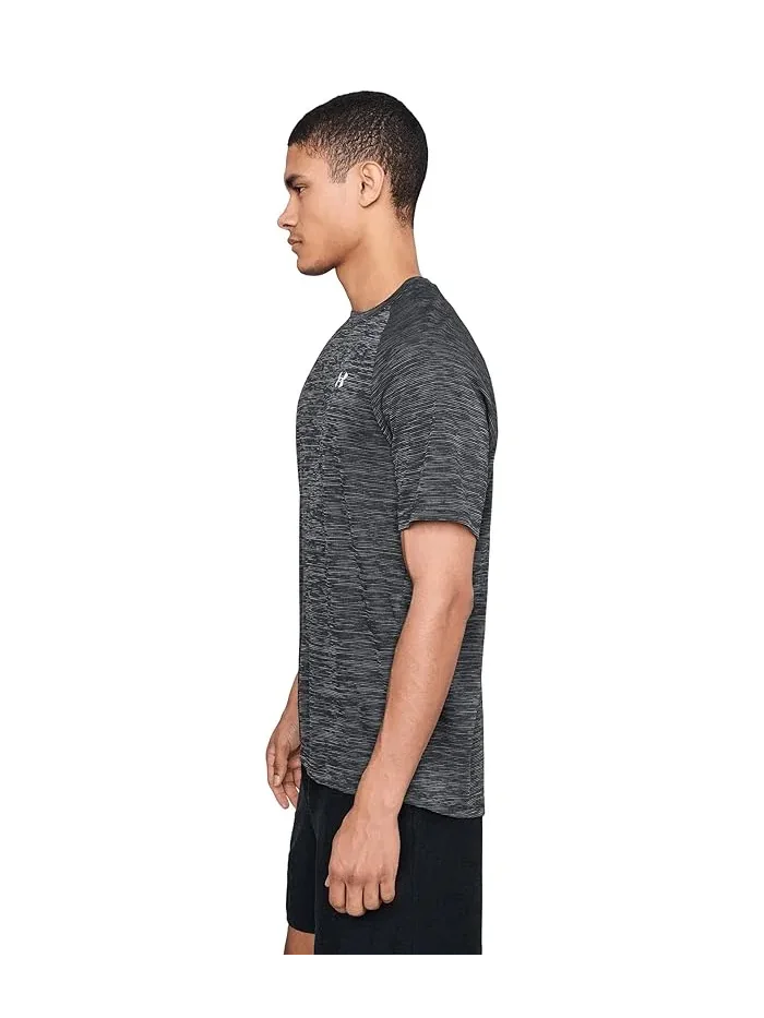 Футболка Tech Textured Under Armour — изображение 3 из 5, черный/белый