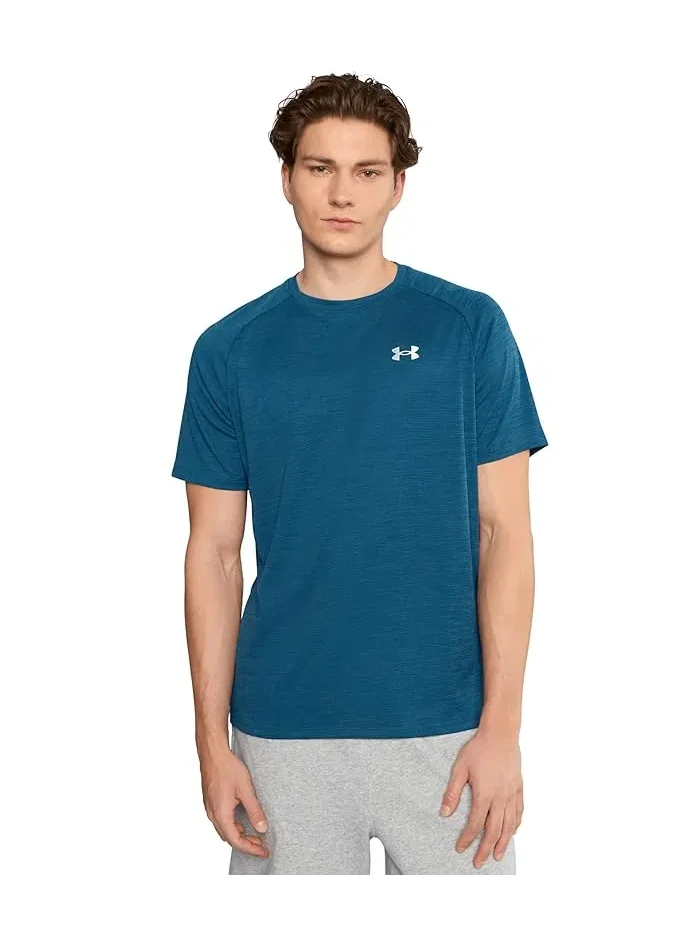 Футболка Tech Textured Under Armour — изображение 1 из 5, синий/белый