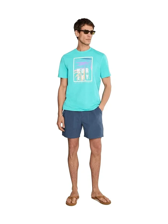 Футболка с принтом Window Tropics Hurley, Barracuda Heather — изображение 2 из 5, ландыш