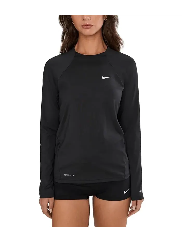 Футболка с длинным рукавом Nike Dri-FIT UV Long Sleeve Hydroguard — изображение 2 из 5, черный